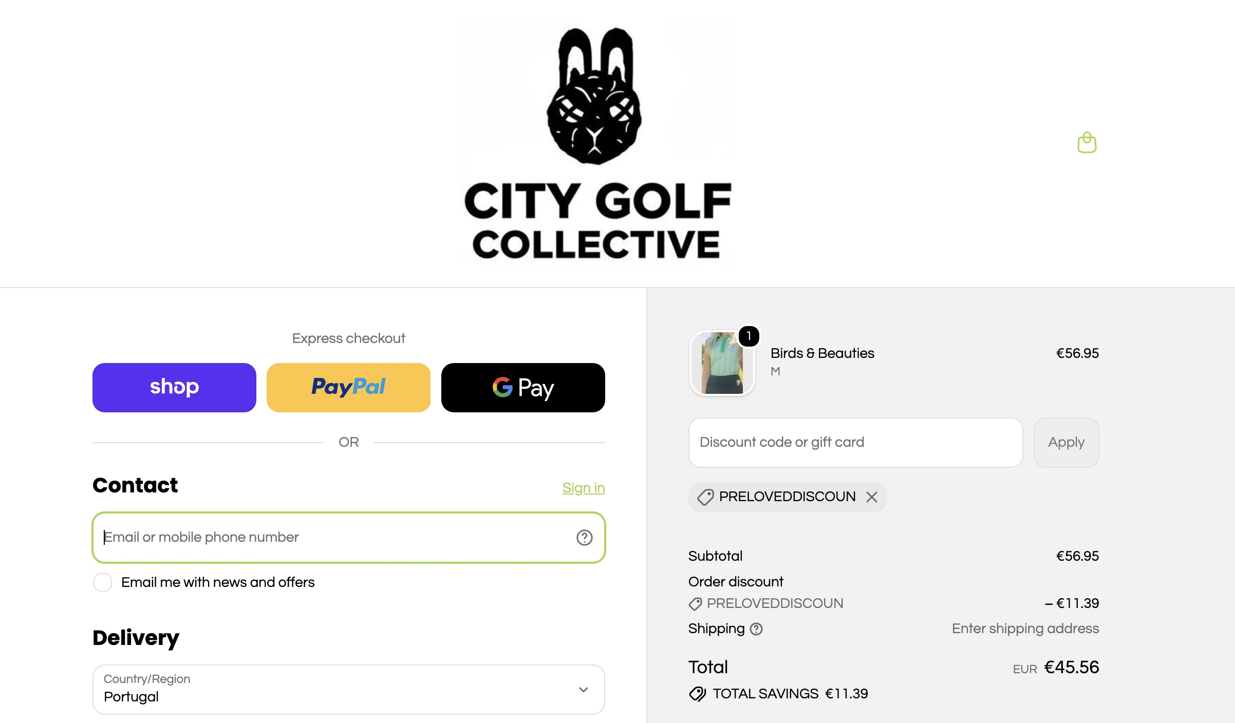 Use Discount Code PRELOVEDDISCOUN for 20% OFF Sitewide at citygolfcollective.com